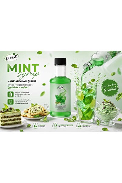 Dr. Gusto Nane Kokteyl Şurubu 300 CC – Yoğun Aromalı İçecek,Kahve ve Tatlı Şu...