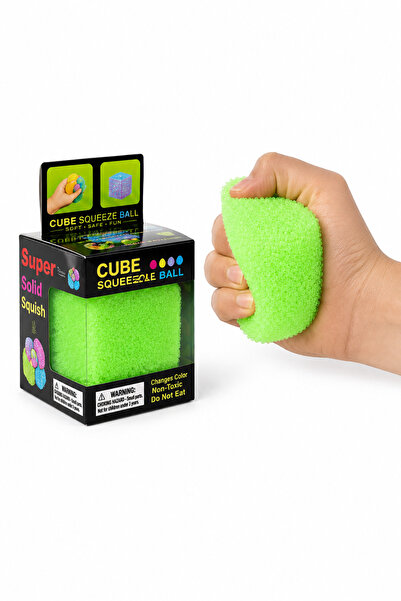 Zenorius Cub Antistres, Nice Cube 5x5cm, Jucărie Senzorială Squishy din Gel E...