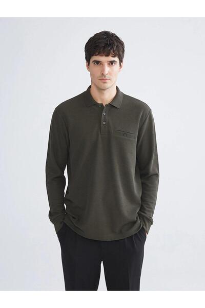 LC Waikiki Polo Collar Long Sleeve Men's Sweatshirt (W5)