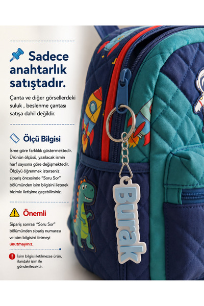 ZayaDesignLab Zaya Design Lab Kişiye Özel İsimli Çocuk Çanta Aksesuarı ve Ana...