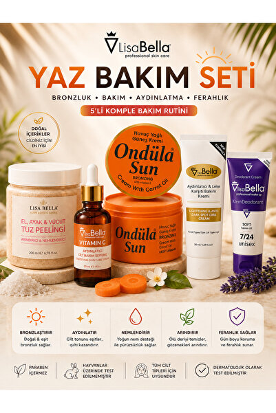 Ondüla Sun Yoğun Bronzlaştırıcı Havuc Yağlı Güneş Kremi 100 ml