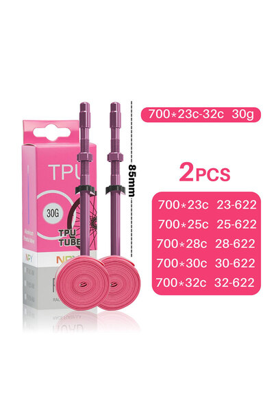 Choice Presta Valve 28-32C pink2pc-30g85mmA NPY Pink French Valve 700x23-32c ...