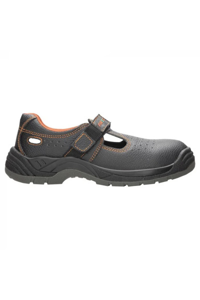 ardon Work Sandals made of Genuine Leather, FIRSAN O1, SR FO marking, black c...