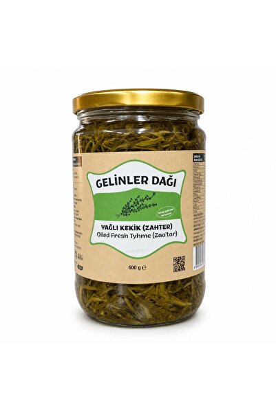 Gelinler Dağı Hatay Yöresel Natural Yağlı Kekik Zahter Salamura 660 Cc