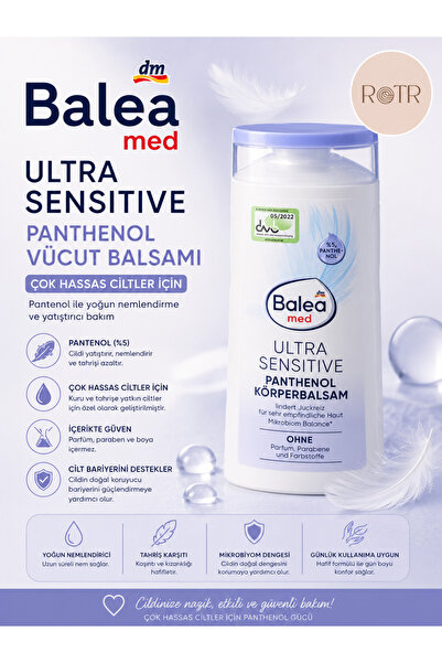 BALEA Med 250 ml Ultra Hassas Pantenollü Vücut Losyonu 250 ML BEBEKLER VE ÇOC...