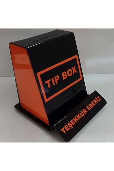 miraj reklam Orange-black Type Box Tip Box