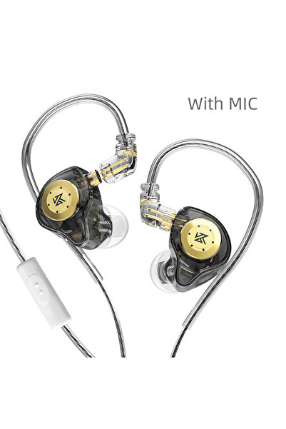 Choice سماعات أذن EDX Pro Black MIC KZ EDX PRO IEM ذات صوت جهير ومحرك ديناميك...