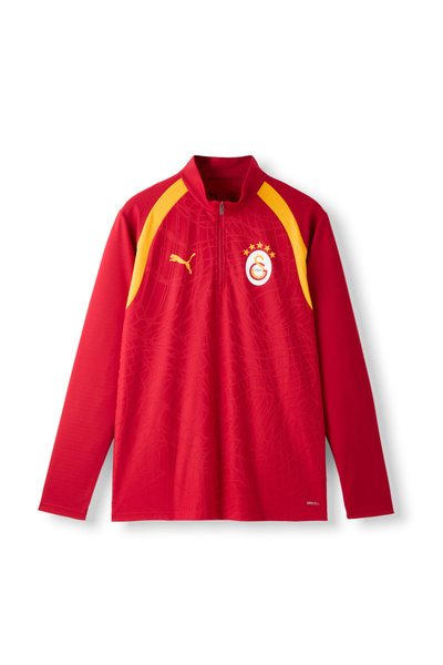 GSStore قميص تدريب جالاتاساراي بوما بأكمام طويلة وسحاب ربعي 78680801