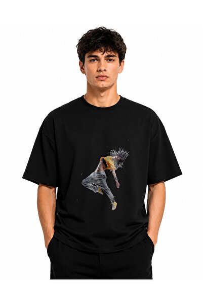 Inscriptie Tricou Unisex Bumbac Premium Casual " Hip Hop girl dance "
