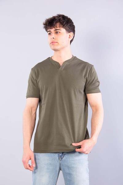 Mckanzie 2122 Μπλουζάκι Hakim Yaka Modern Fit 100% Βαμβακερό Basic