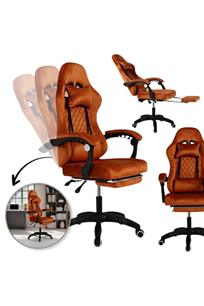 ECARLA Scaun ergonomic de birou și gaming GRIND, funcție de masaj USB, suport...