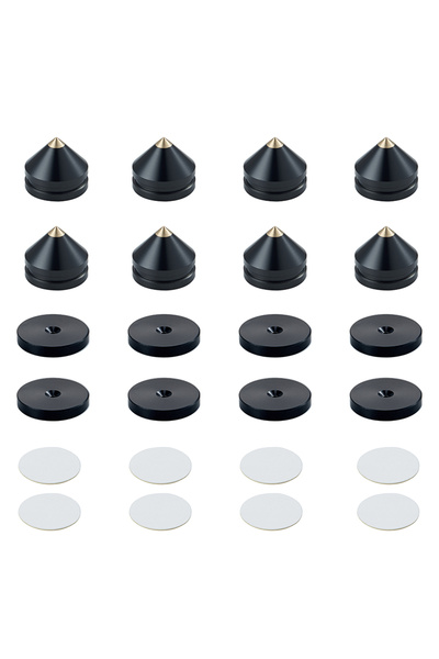 choice2 black Pailvens Loudspeaker Spikes 8 Series Set Loudspeaker Alu Alloy ...