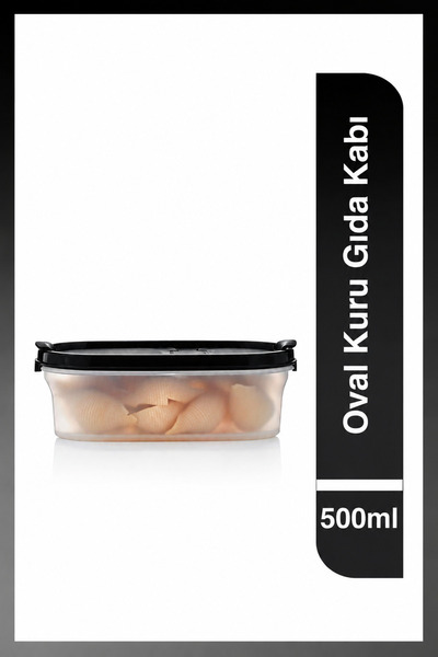 Tupperware Oval Bakliyat ve Kuru Gıda Saklama Kabı 1.5 L Alt Gövde Yedek