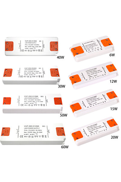 Choice 6W 12V DC 12V 24V Ultra Thin Lighting Transformer LED Power Supply 6W ...