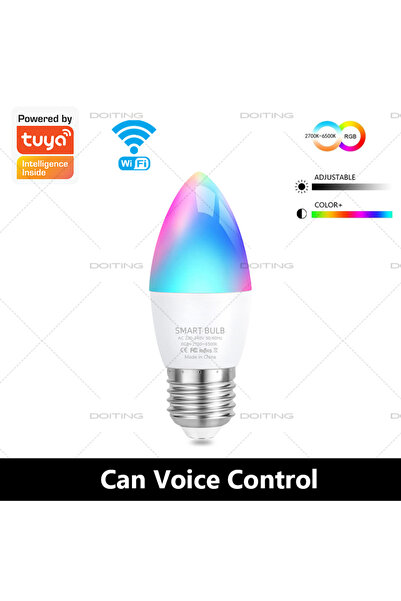 Choice 5w AC220-240V WIFI Version Tuya Smart Wifi Bluetooth Led Candle Light ...