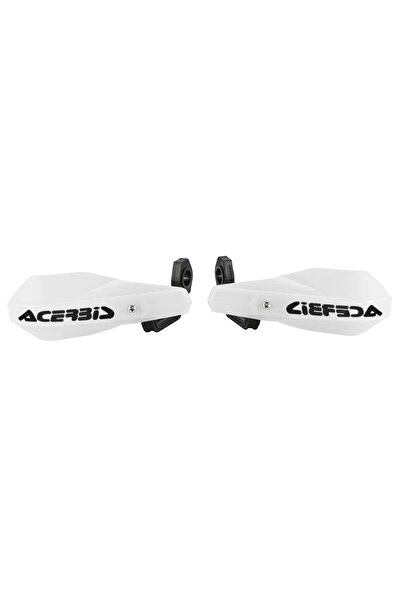 Choice3 white Motorcycle Handguard Universal Handlebar Protector Hand Guards ...