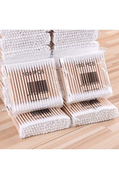 Choice 100pcs 500/100 Round Headed Cotton Swabs, Double Round Headed Cotton S...
