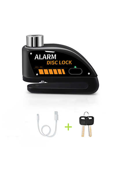 Choice7 Charging Style B Extractme Motorcycle Alarm Disc Brake Lock Security ...