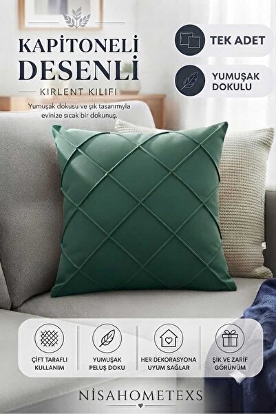 Nisahometeks Stain Resistant Erasable Quilted Throw Pillow Pillow Case