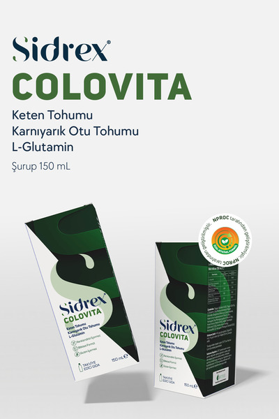 SIDREX COLOVITA 150 ML | SİNDİRİM SİSTEMİ DESTEKLEYİCİ ŞURUP
