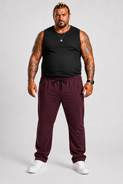 MocGrande Large Size Classic Sweatpants Zippered Pocket 22500 MURDUM