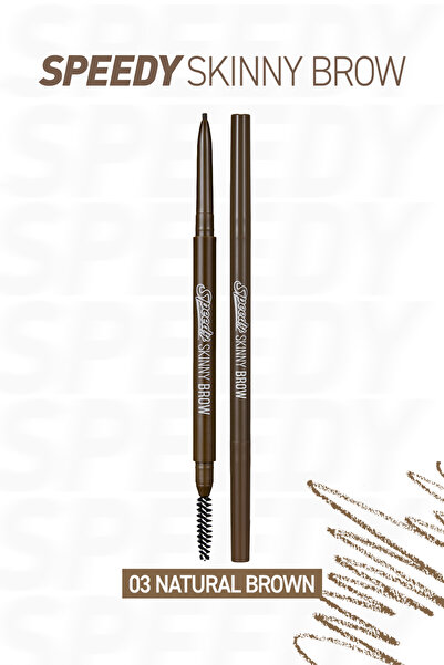 PERIPERA قلم حواجب ذو طرف رفيع للغاية ذو مظهر طبيعي PERIPERA Speedy Skinny Br...