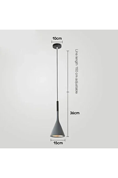 Choice4 gray Modern LED Pendant Light in Black and White E27 Bedroom Table Di...