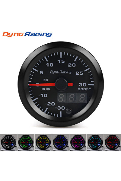 Choice1 مقياس ضغط التوربو (psi) من Dynoracing، مقاس 2 بوصة (52 مم)، شاشة LED ...