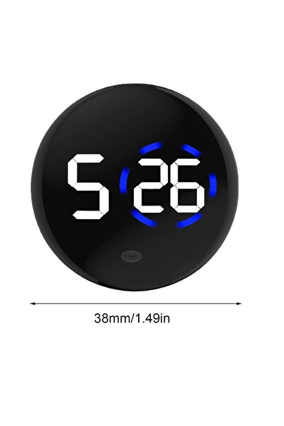 Choice Black Car Clock LED Digital Kitchen Timer Waterproof Stick on Car Cloc...