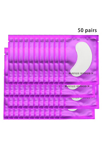 choice2 A-50pairs--purple 50/100PCS Wholesale Hydrogel Gel Eye Patches for Ey...