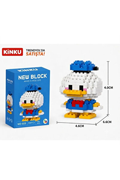 KİNKU Kutulu Block-Puzzle-Yapboz-3D Zeka geliştiren-Mini Sevimli Figürler Min...