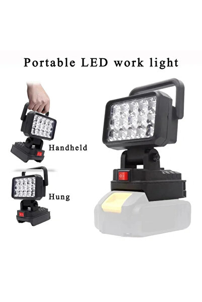 Choice For Makita 15 Beads LED Working Light Spotlight Portable Lamp Hand Lan...