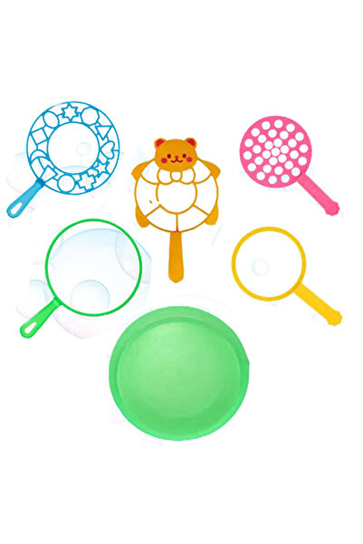 Choice 6pcs 3/7Pcs Bubble Blowing Tools Soap Bubble Stick Set Bubble Blowing ...