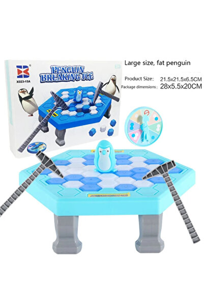 choice2 Large B Penguin Breaking Ice Table Game Parent-child Interactive Puzz...