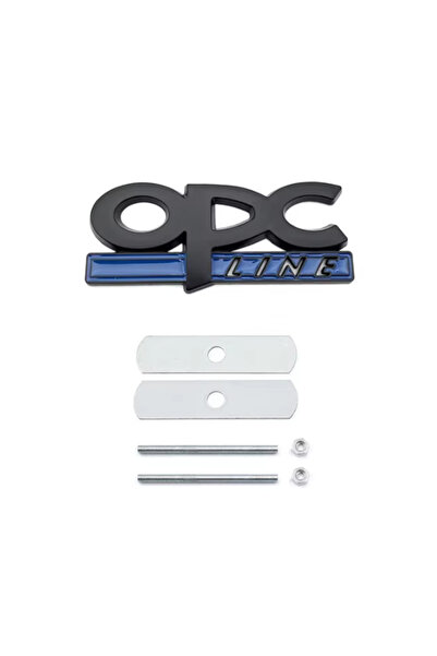 Choice6 شعار OPC Line للشبكة الأمامية باللونين الأسود والأزرق، ملصقات شعار خل...