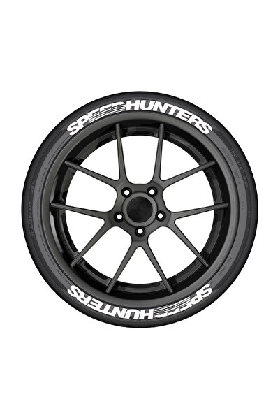 Choice 2WSPEED 2pcs For One Tire SPEEDHUNTERS Car 3D Tire Letter Sticker Tren...