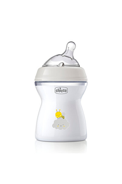 Chicco زجاجة رضاعة ذات ملمس طبيعي للأطفال بعمر شهرين