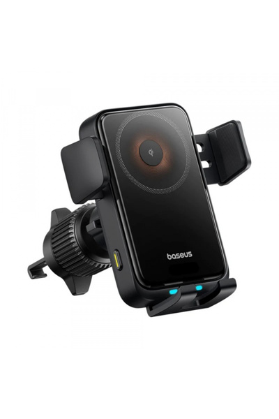 Baseus Incarcator Auto Wireless Wisdom Pro Vent, 15W, 1.67A, Negru C403815011...