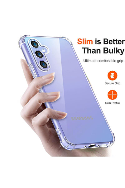 Samsung Husa pentru Galaxy A55 5G A556, Techsuit, Shockproof Clear, Transparenta