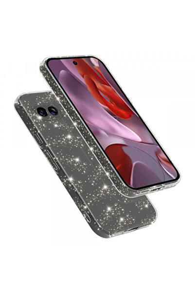 Google Husa pentru Pixel 9a, Techsuit, SparkleSkin, Transparenta