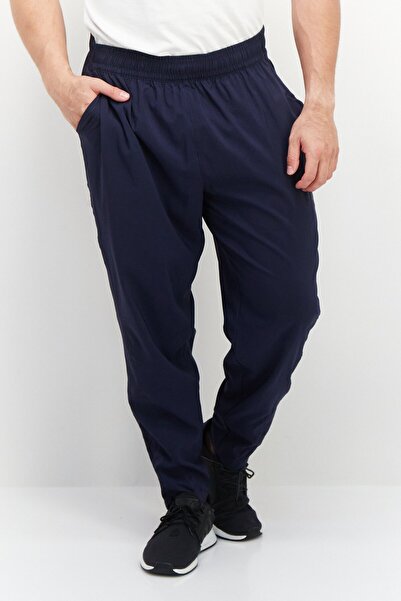 Puma Men Sportswear Fit Drawstring Brand Logo Pant, Navy Blue