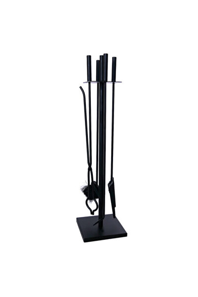 Solplant Set accesorii semineu, suport cu 4 piese, 81 cm
