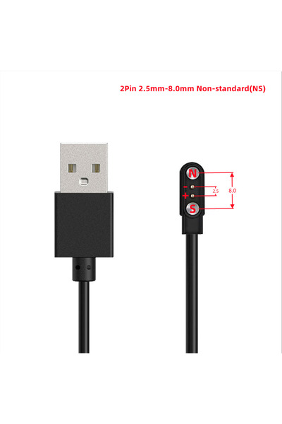 Choice4 Black(2.5mm-8mm NS) Universal Magnetic Charging Cable USB Dock Charge...