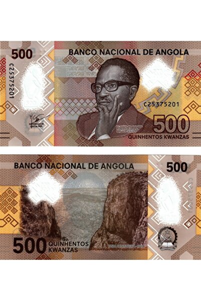 emir koleksiyon coin & paper collection Angola 500 Kwanzas Yabancı Polimer Ka...