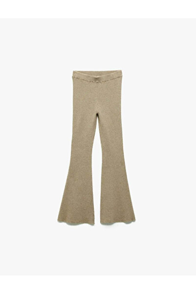 Koton Devojčice pletene pantalone 6WKG40005HT BEŽ