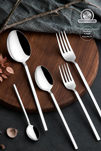 Seral Liva 60 Piece 18/10 Steel Cutlery Set