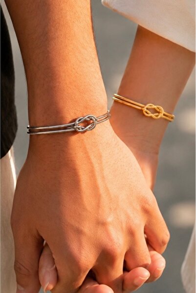 AccessoriesCınCık 2-Piece Anti-Tarnish Steel Couple Bracelet |   Endless Conn...