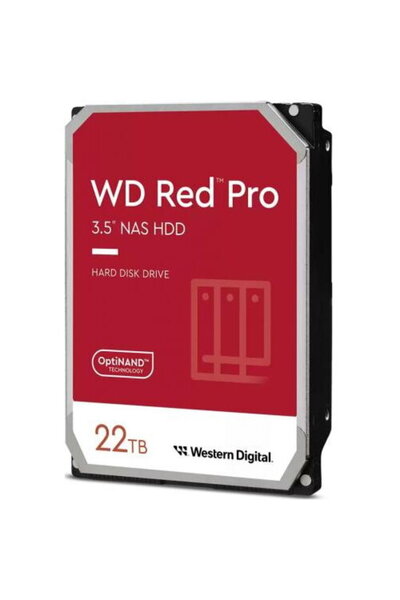 WESTERN DIGITAL Red Pro 22TB, SATA3, 512MB, 3.5 inch