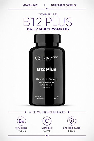 Collagen Forte Platinum Vitamin B12 Plus Methylcobalamin & C Vitamini