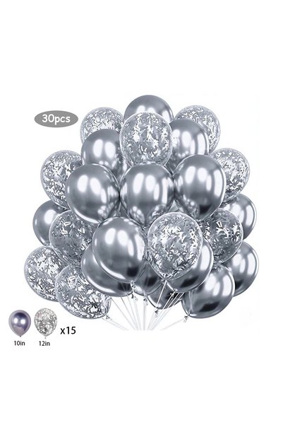 Choice As Picture 7 30Pcs Latex Balloons Of Various Colors Metal Gold Balloon...